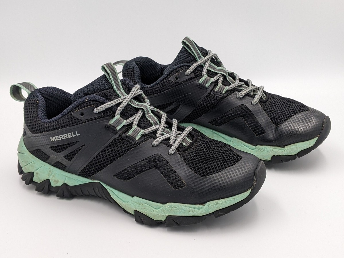 Merrell Womens Shoes Size US Meru Lace Up Mesh Hiking Black