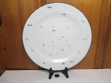 Steelite International Anfora 11" Brisa White Dinner Plate Blue Speckled NEW