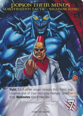 SHADOW KING Upper Deck Marvel Legendary X-MEN MASTERMIND TACTIC