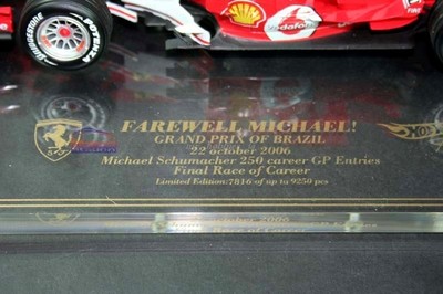 2006 F1 FERRARI 248 MICHAEL SCHUMACHER 1/18 SAO PAULO LAST RACE