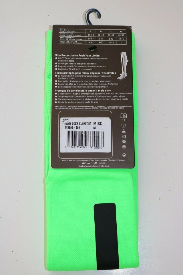 NIKE ELITE HIGH INTENSITY TRAINING OVER THE CALF SOCKS SX5144-380 WOMEN UK5-8 - Image 4 of 4