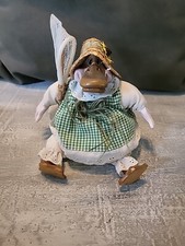 Vintage Russ Country Folk Duck -Kathleen Kelly Critter Factory- 6 Net, Hat