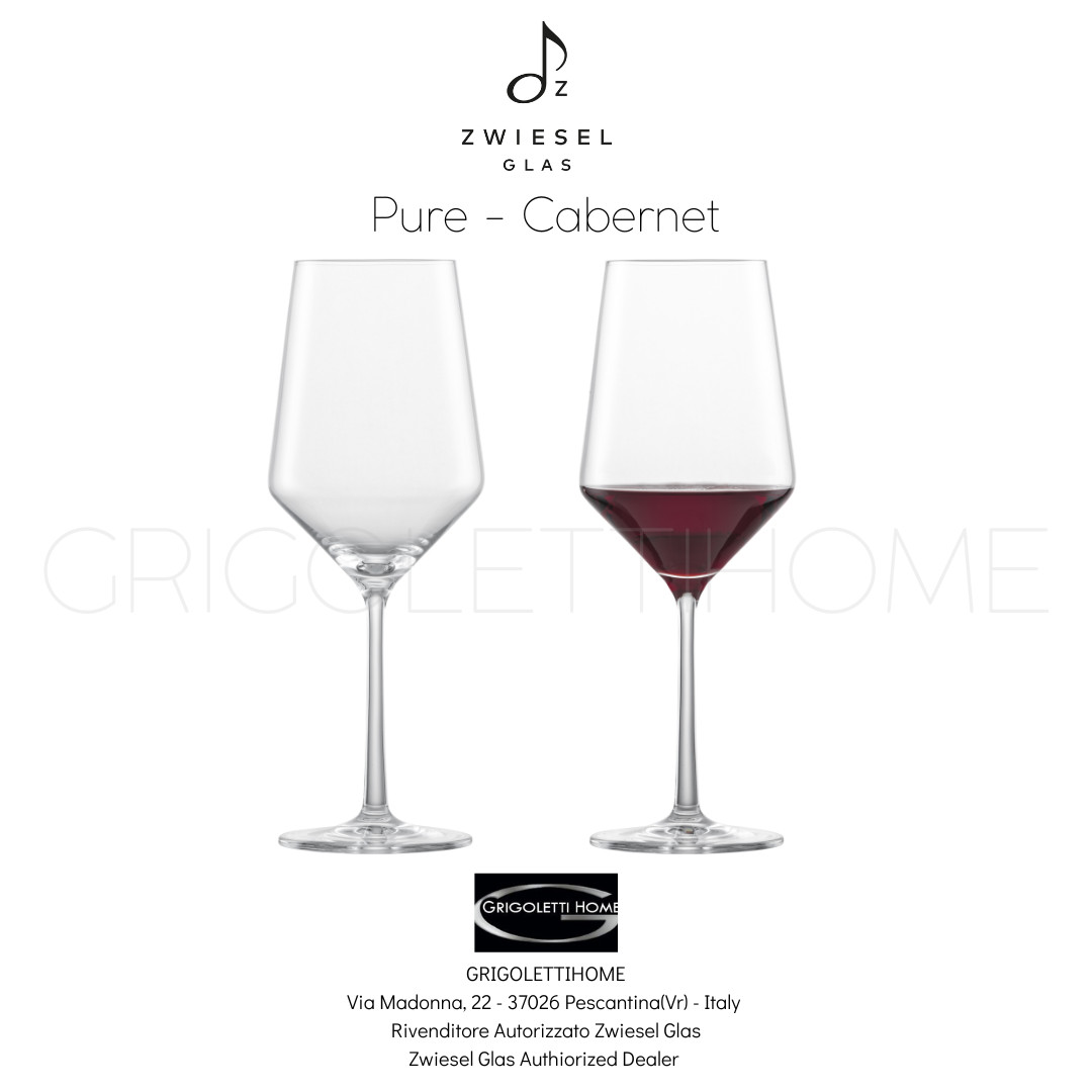 Zwiesel Glas Pure - Set 2 Wine Glasses Red Cabernet h 24.4 cm - Retailer