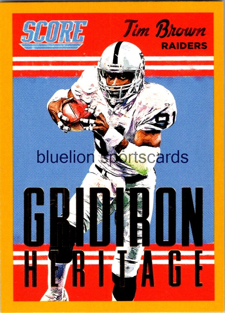 2015 Score Gridiron Heritage Gold #23 Tim Brown