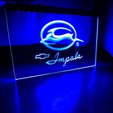 Impala Car Parts Repair Services Display LED Neon Light Sign for store room funs