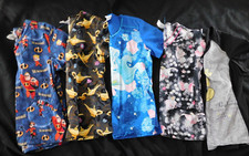 Lot of 5 Disney Scrubs Tops Size Small Dumbo Ariel Incredibles Aladdin Mickey