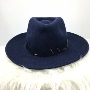 navy blue panama hat