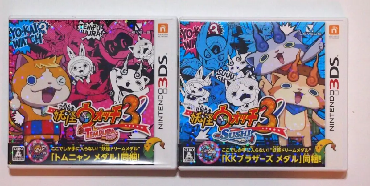 YO-KAI WATCH®, Nintendo 3DS games, Games