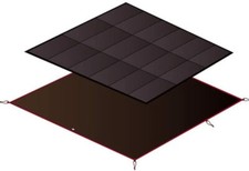 Juego de asientos de alfombrilla domo Snow Peak Amenities tamaño M SET-021H de Japón nuevo