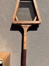 Vintage Cortland Custom Built Resin Bonded Tennis Racket Pro Model with Press