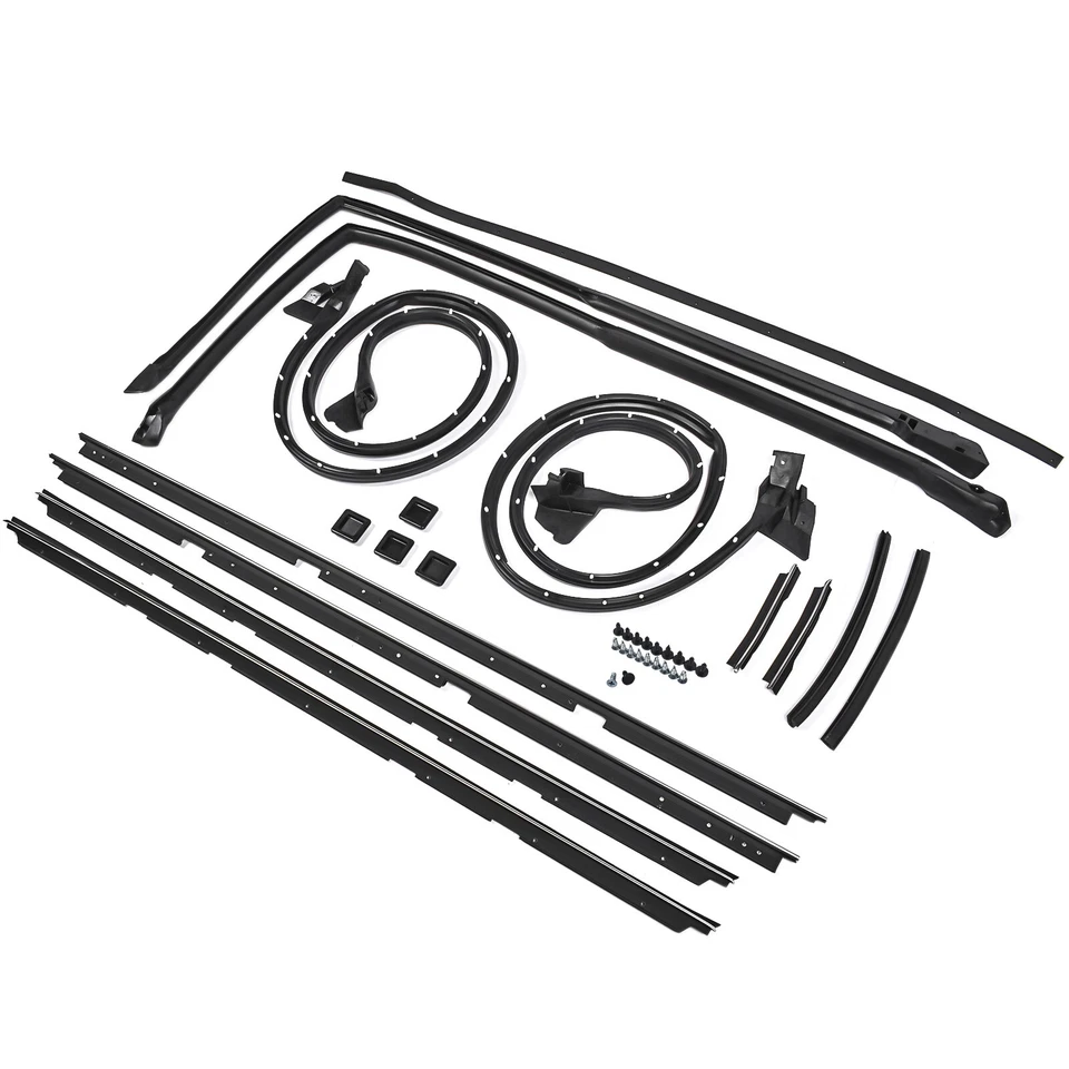 For any 1978 - 1987 Chevrolet El Camino Complete Door Tailgate Seal Kit 17 pcs - Image 3 of 4