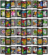 Colossal Pack of 54 Fuzzy Velvet 8x10 Inch Posters Stuff2Color