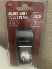 NEW SEALED ACE 28587 Adjustable Miniature Wood Plane, 1" Wide Cutter