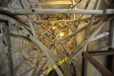 Foto 6x4 Holz im Turm der Kathedrale von Salisbury Blick insi c2014