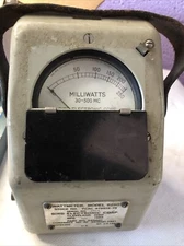 Bird Electronic Corp Wattmeter Milliwatts Model 6250
