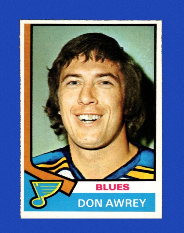 1974-75 O-Pee-Chee Set-Break # 80 Don Awrey NR-MINT *GMCARDS*