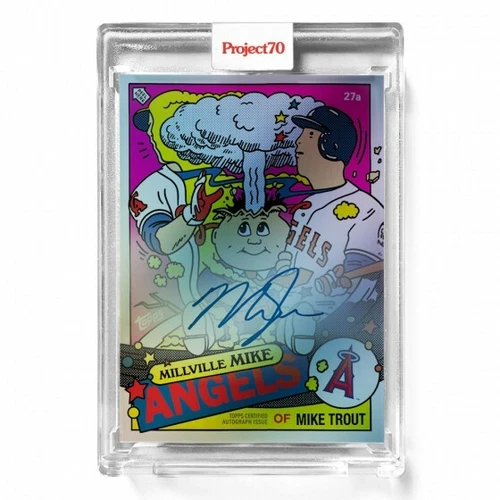Topps Project70® Card 357 - Mike Trout by Ermsy - On-Card Auto # to 70
