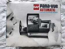 GAF Pana-vue Automatic Lighted 2x2 Slide Viewer