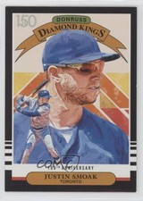 2019 Panini Donruss Diamond Kings 150th Anniversary 67/150 Justin Smoak #4 0w8