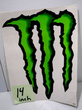 monster energy drink 14" sticker