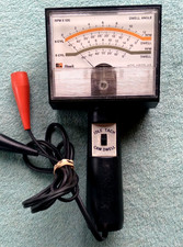 Vintage Hawk 2 Function Tachometer Dwell Tester Engine Analyzer 612 V 4-6-8 Cyl Vintage Hawk 2 Function Tachometer Dwell Tester Engine Analyzer 612 V 4-6-8 Cyl