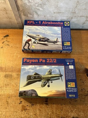 RS Models 1/72 XFL-1 Airabonita & Payne Pa 22/2 French British Model Plane Kits