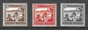 Palestine stamps 1927-32 Sc # 82/84 OG/MLH/VF 