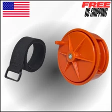 Plastic Tie Wire Reel WCanvas Belt, Rebar Tie Tool, Gammon Reel For Ironworkers