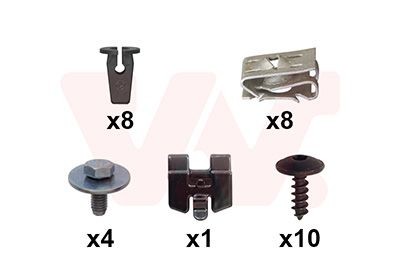 VAN Wezel Montagesatz, KotflüGel 5735796 FüR VW-image