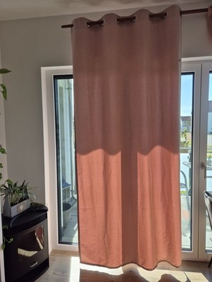 2-teiliger Verdunklungsvorhang Von ESPRIT, altrosa, ca.  2,50m x 1,38m
