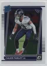 2021 Panini Donruss Optic Rated Rookie Caleb Farley #249 0c6