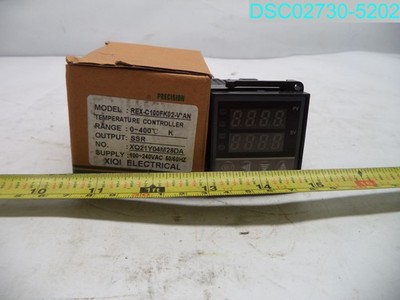 Precision Digital Temperature Controller REX-C100FK02-V*an 0-400 C K SSR Output