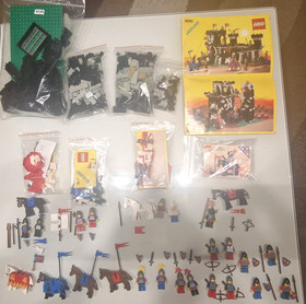 LEGO Black Monarch Castle Knights Castle 6085+6009+6017+6023+6035 with BA Complete