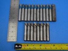 Lot of Carbide Tipped Toolbits. 1/4" Round shank. 20 pieces. NOS
