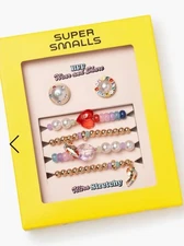New Super Smalls Jewelry BFF Bracelet and Ring Set Ultra Stretchy Ages 3+ 