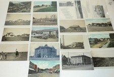 18x 1908-1920s WYOMING Postcards RPPC Dixon, Rawlins, Cambria, Laramie Newcastle