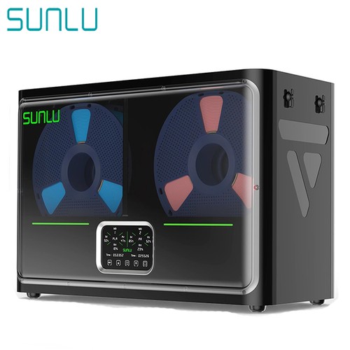 SUNLU S4 Pro Filament Dryer Box,Heating Temp 45-85℃,Independent dual-zone 4.7KG