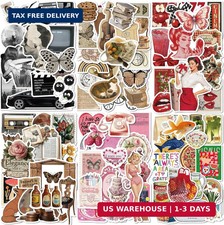 300 Pcs Vintage Aesthetic Stickers for Journaling, Scrapbook Supplies