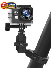 Aluminum UTV Camera Mount Compatible with Gopro DJI Osmo Action Adjustable SXS G