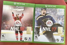 NHL 16 & NHL 17 Microsoft Xbox One, 2015 & World cup Hockey 2016) EA Sports