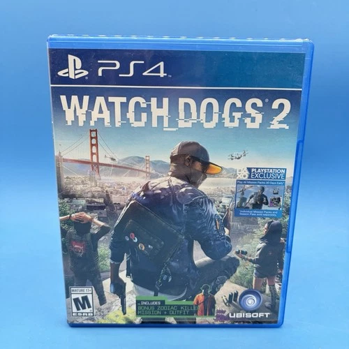 Watch Dogs 2 (PlayStation 4, 2016, PS4) Tested Working, ￼ Free Shipping