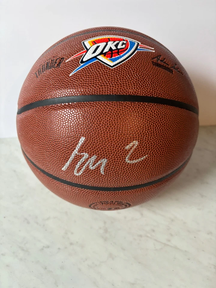 SHAI GILGEOUS ALEXANDER SIGNED OKC OKLAHOMA CITY THUNDER BASKETBALL MVP 2025 JSA - Image 2 of 3