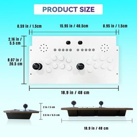 Stylish Switch Fighting Stick Mod for Arcade1Up - Connect Multiple Consoles