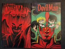 Go Nagai's DevilMan Comics #1 & #2 1995 First Printing-Excellent Condition!