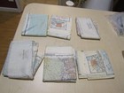 Korean War US Army Cloth Map Lot of 6 Dated 1951 — photo 2