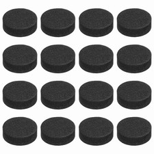 16 Pcs Single Sided Speaker Isolation Feet Pads, 15mmx5mm Foam Base Pad, Black