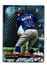 Kevin Maitan 2017 Bowman Chrome Prospects Mojo #BCP100 Atlanta Braves