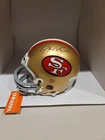 Joe Montana Autograph Mini Helmet JSA CF80163