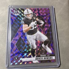 Panini Mosaic Prizm Brock Bowers #5 Las Vegas Raiders NFL 2025