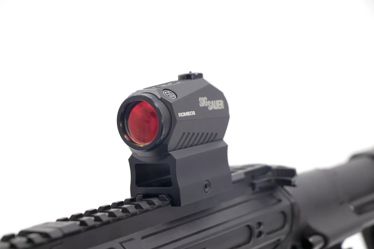 SIG SAUER ROMEO5 1x20mm Red 2 MOA Dot Sight - Black (SOR52001) for